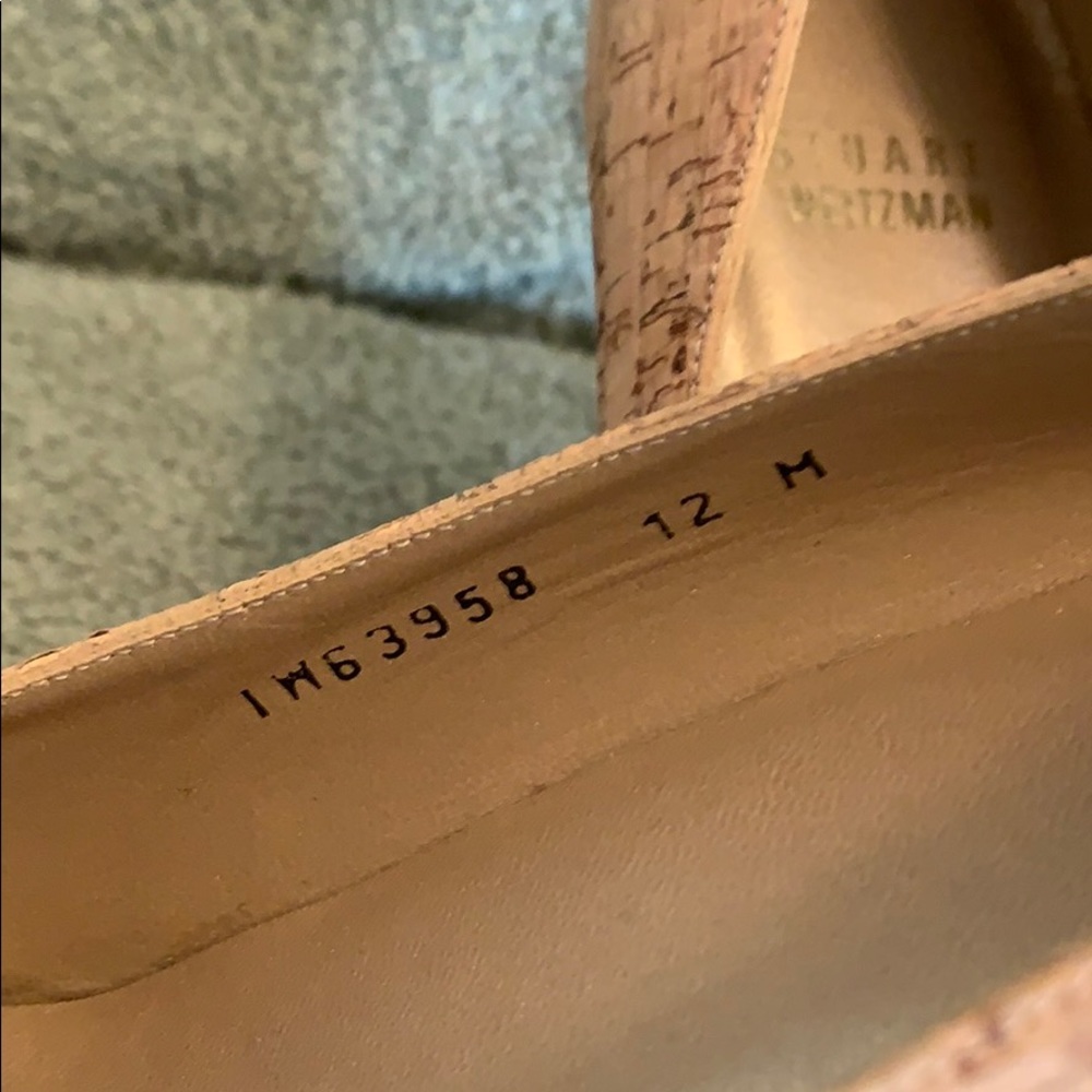 Stuart Weitzman Cork Platform Heel. New Size 12b - image 2